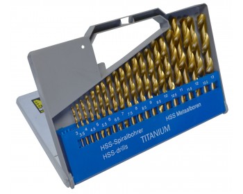 21pc Titanium Drill Set (3-13mm)